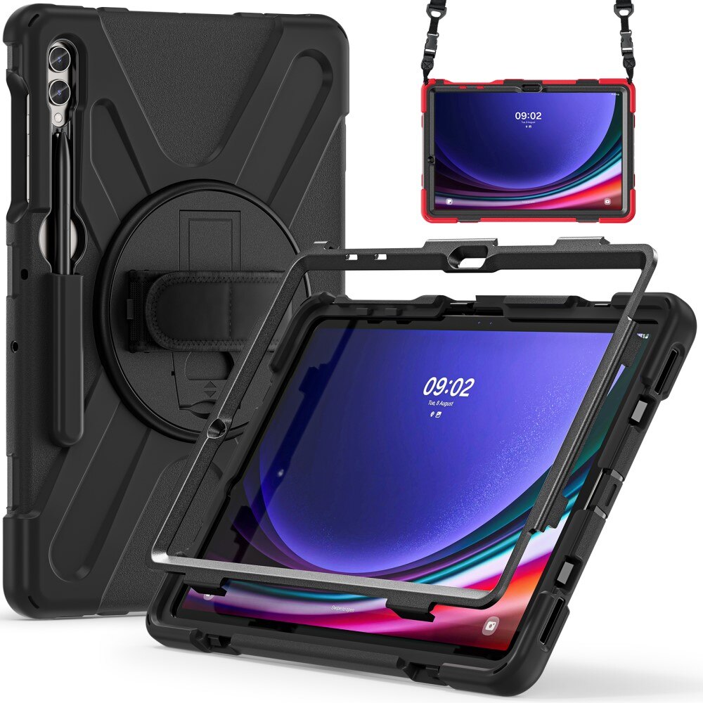 Husa de protectie pentru Samsung Galaxy Tab S9 FE+/ S9+/ S8+/S7+, XGSM, Negru