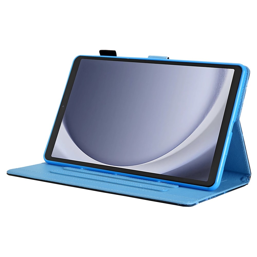 Husa pentru Samsung Galaxy Tab A9 X110/X115, XGSM, Model cu pisica, Roz