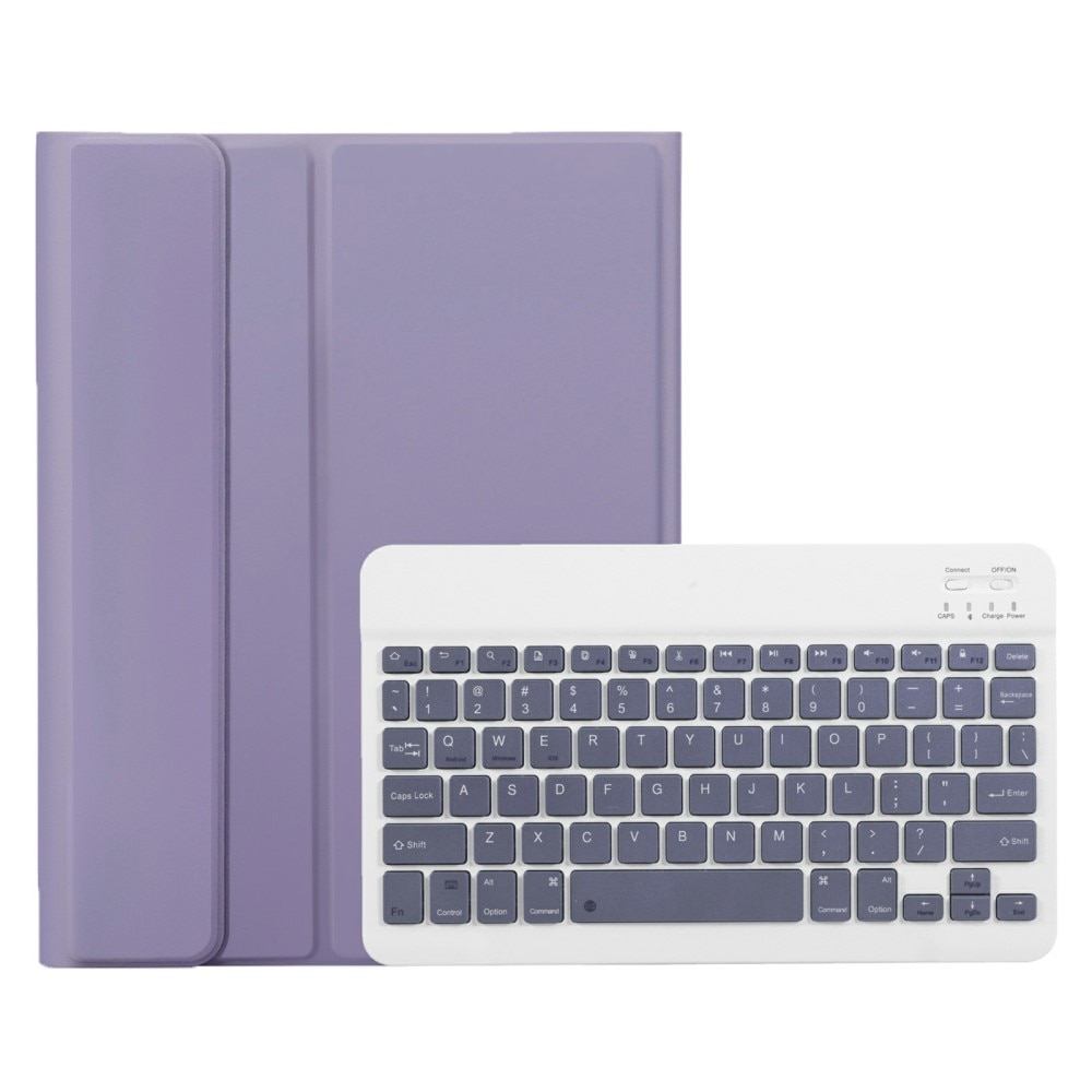 Etui cu tastatura pentru tableta XGSM, 2 in 1, violet, pentru Samsung Galaxy Tab A9+