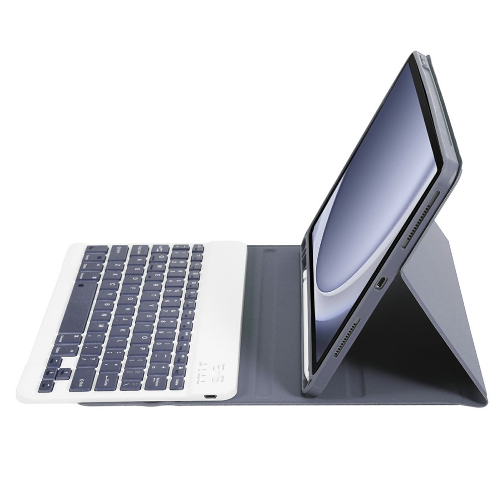 Etui cu tastatura pentru tableta XGSM, 2 in 1, violet, pentru Samsung Galaxy Tab A9+