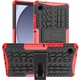 Husa protectie, XGSM, Compatibil Samsung Galaxy Tab A9, Tire Armor, Rosu/Negru