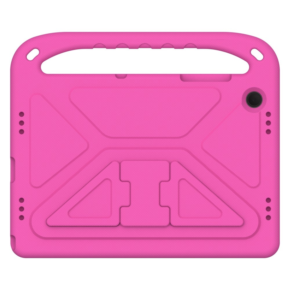 Etui pentru copii pentru Samsung Galaxy Tab A9+, roz, cu maner, functie stand, dimensiuni usor de utilizat