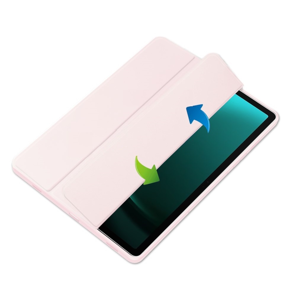 Husa compatibila cu Samsung Galaxy Tab S9 FE+ Plus, XGSM, Roz