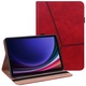 Husa pentru Samsung Galaxy Tab S9/S9 FE, XGSM, Rosu