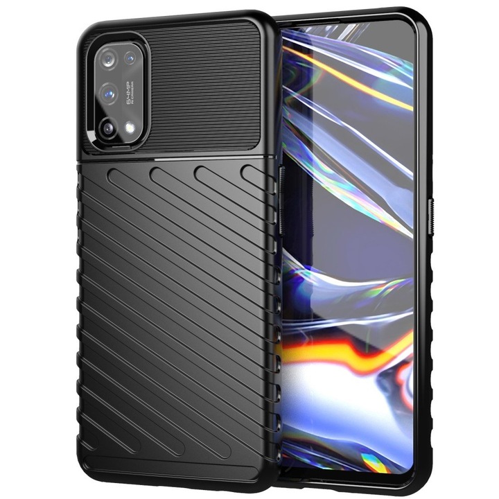 Husa telefon pentru Realme 7 Pro, Erbord, Negru