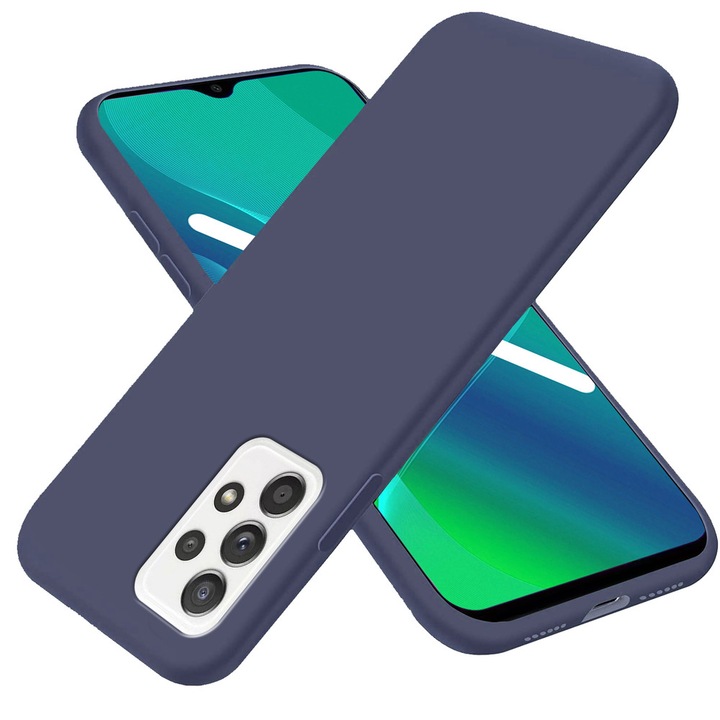 Husa telefon, ERBORD, TPU, Pentru Samsung Galaxy A72 5G / A72 4G, Albastru