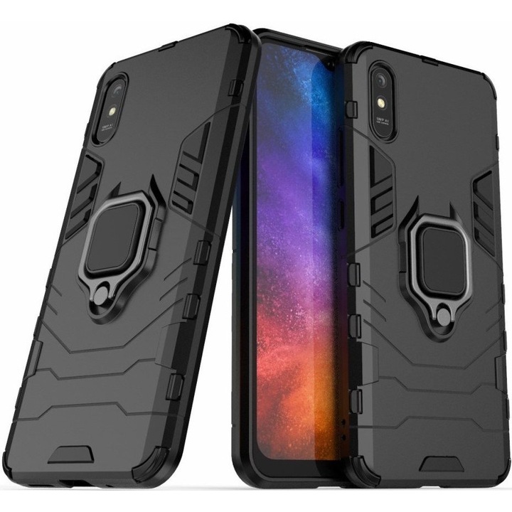 Husa pentru Xiaomi Redmi 9A, Erbord, Negru