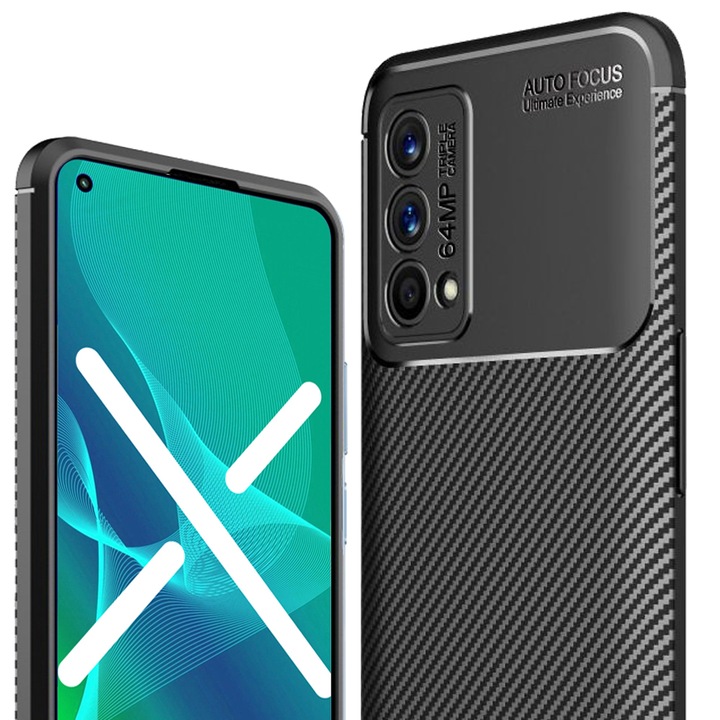 Husa pentru Realme GT Master Edition, Erbord, Negru, TPU