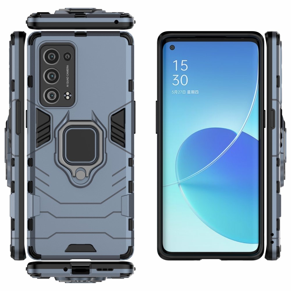 Husa pentru Oppo Reno6 Pro 5G / Pro+ 5G, Erbord, Albastru