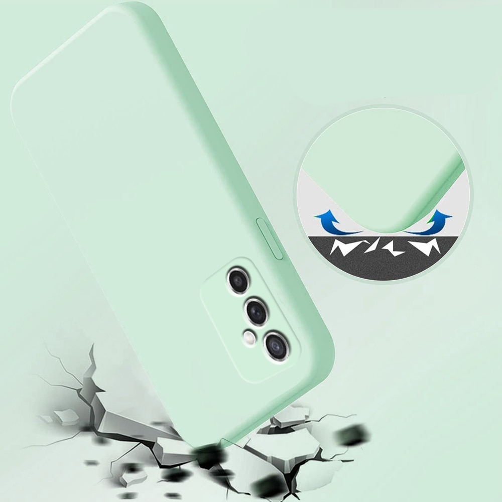 Husa pentru Samsung Galaxy M52 5G, ERBORD, Silicon, Verde
