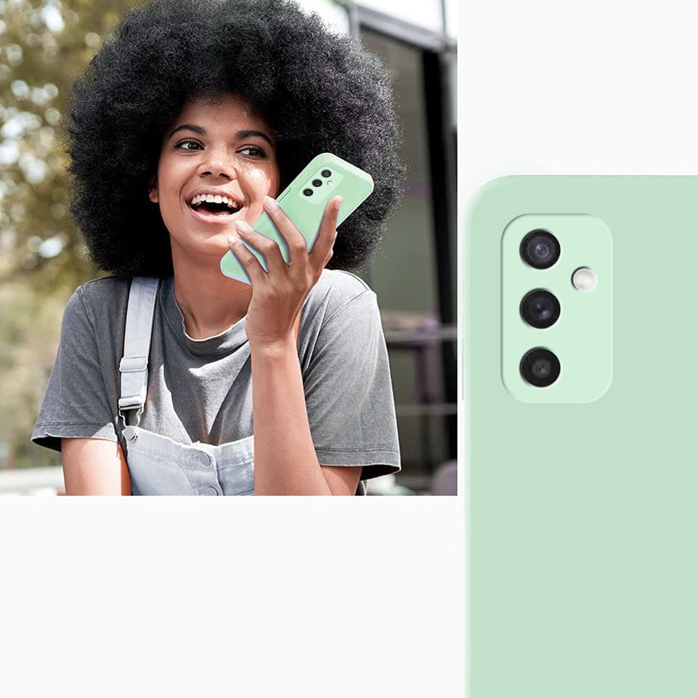 Husa pentru Samsung Galaxy M52 5G, ERBORD, Silicon, Verde