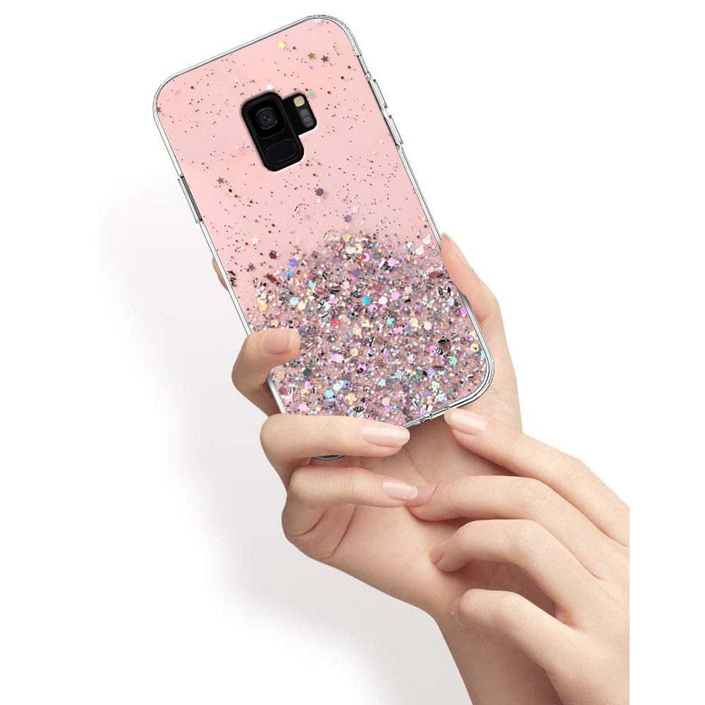 Husa telefon, ERBORD, Compatibil cu Samsung Galaxy S9, Roz