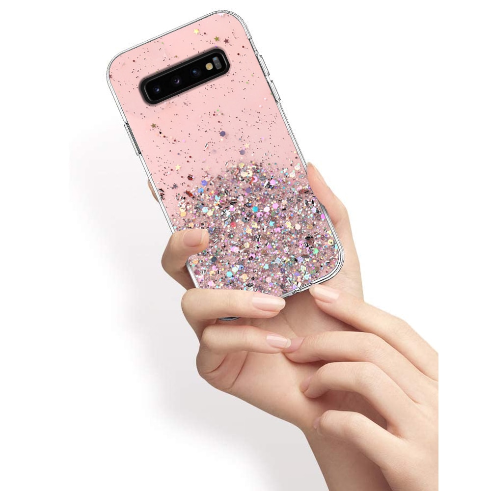 Husa telefon, ERBORD, Silicon, Compatibil cu Samsung Galaxy S10 5G, Roz, TPU