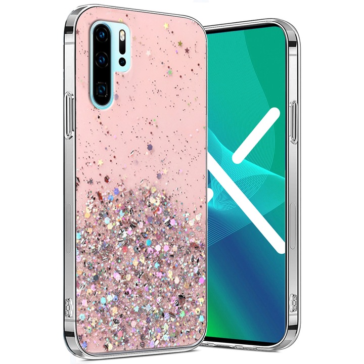 Husa smartphone, ERBORD, Pentru Huawei P30 Pro, Roz