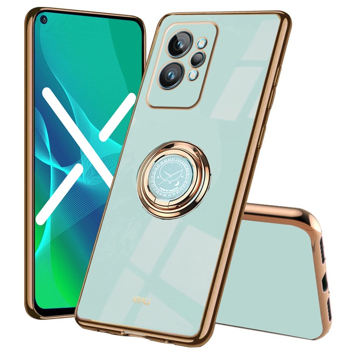 Husa telefon, ERBORD, Pentru Realme GT2 Pro, Verde