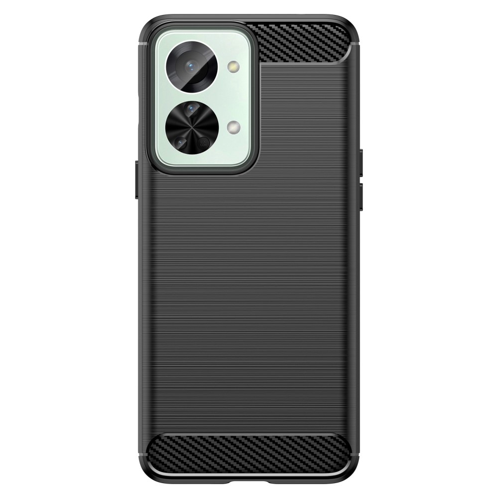 Husa pentru OnePlus Nord 2T 5G, Carbon, ERBORD, Negru