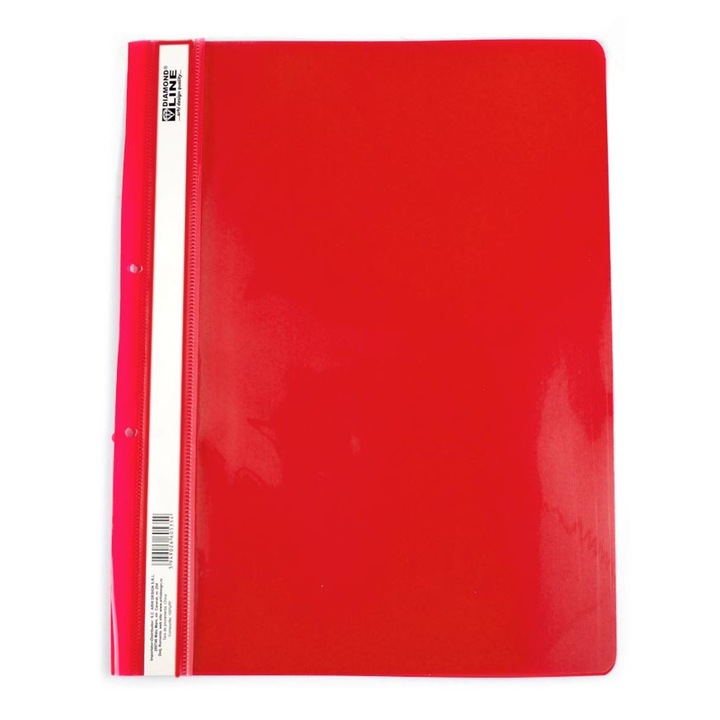 Dosar plastic Extra Diamond Line Rosu