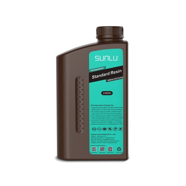 UV смола, стандартна, прозрачно зелена, 1 кг, Sunlu