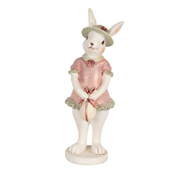 Figurina Iepuras Girl Paste polirasina 5x5x15 cm