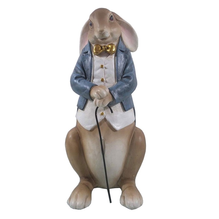 Figurina Iepuras Paste polirasina 16x13x32 cm