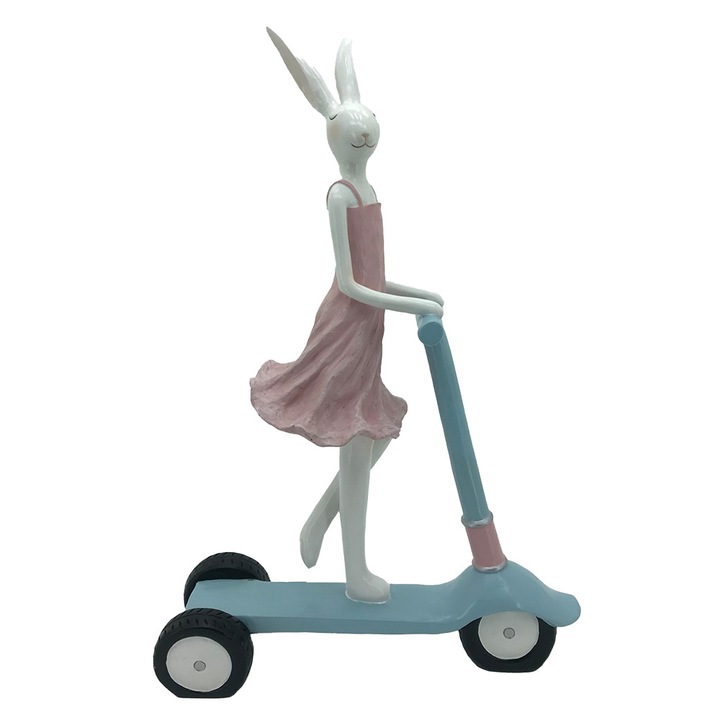 Polirezin húsvéti nyuszi figura 42x16x62 cm