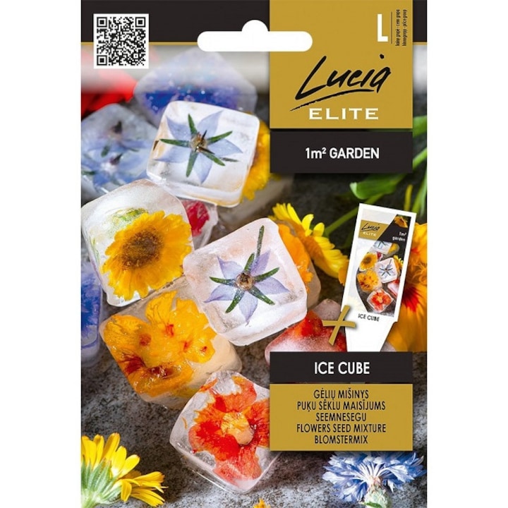 Seminte, Amestec Flori pentru decor Ice Cube, Lucia Elite, plic, 5 gr