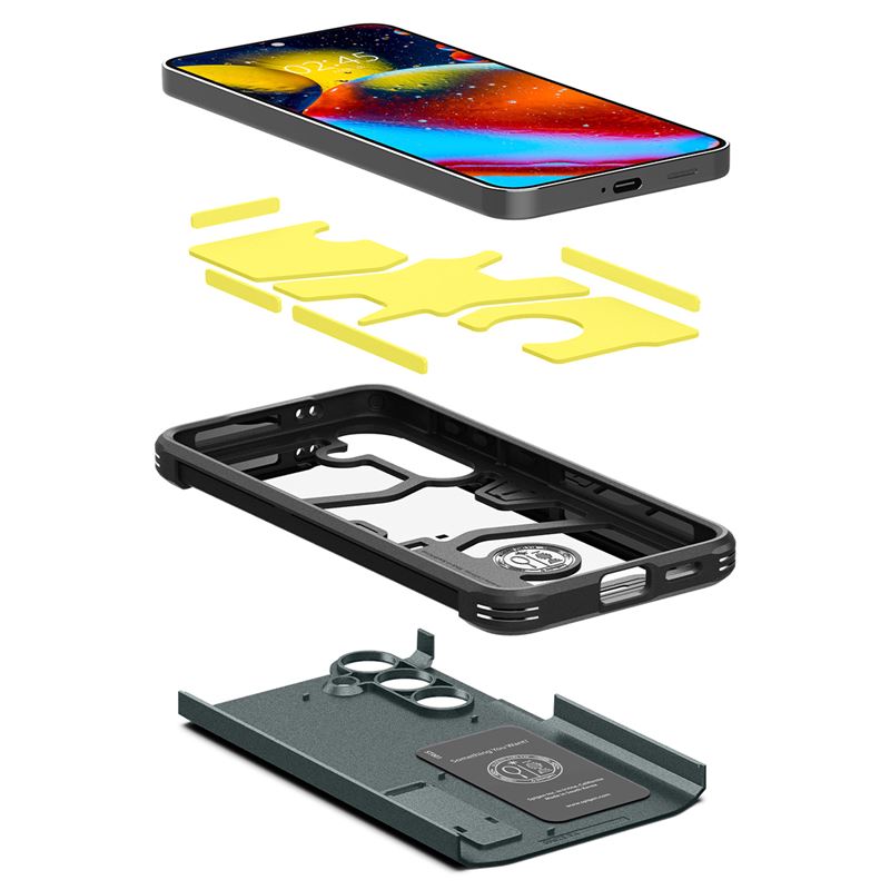 Carcasa Spigen Tough Armor compatibila cu Samsung Galaxy S24 Green