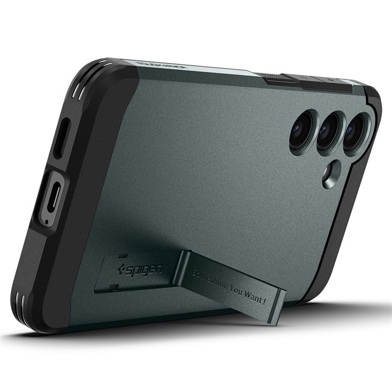 Carcasa Spigen Tough Armor compatibila cu Samsung Galaxy S24 Green