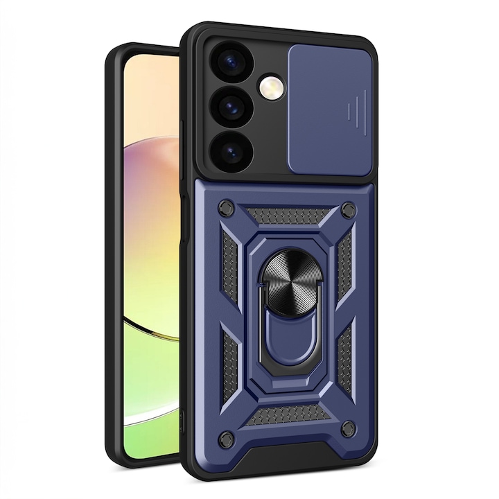 Xiaomi Poco C65 / Redmi 13C Blue kompatibilis Hybrid Armor CamShield tok