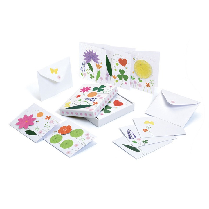 Djeco Üdvözlőkártyák Gyerekeknek - Változatos témák - Felicitari / Invitatii Emma