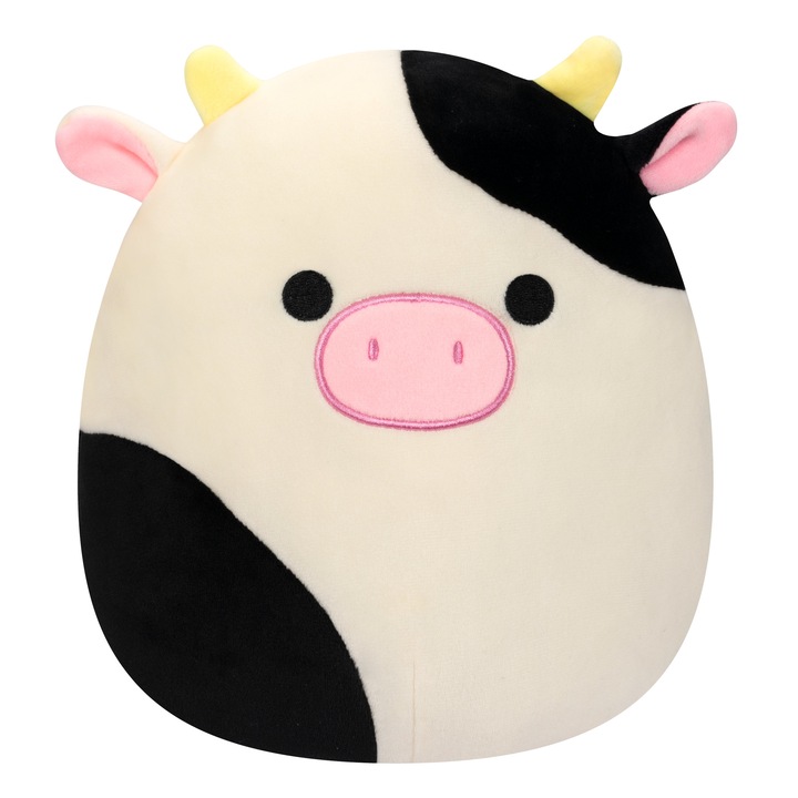 Squishmallows Squad 18 plüssjáték - tehén Connor, 19 cm