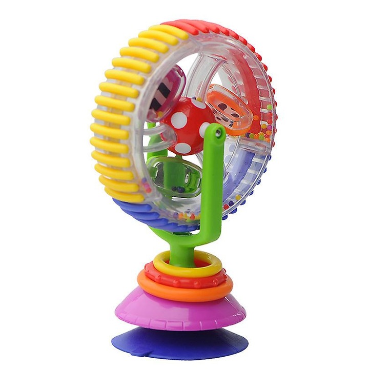 Jucarie Rotita Baby Magic Toy, Multicolor, 19 cm