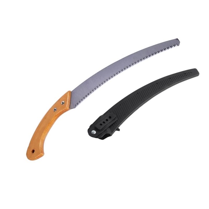 Fierastrau cu maner din lemn si teaca, 520 mm, Metal Needs®