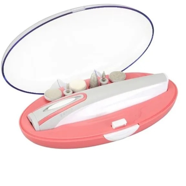 Set manichiura si pedichiura Impuls beauty, Roz