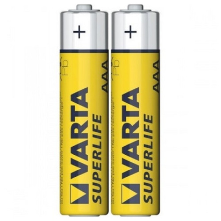 Set 2 baterii VARTA Superlife R03 AAA