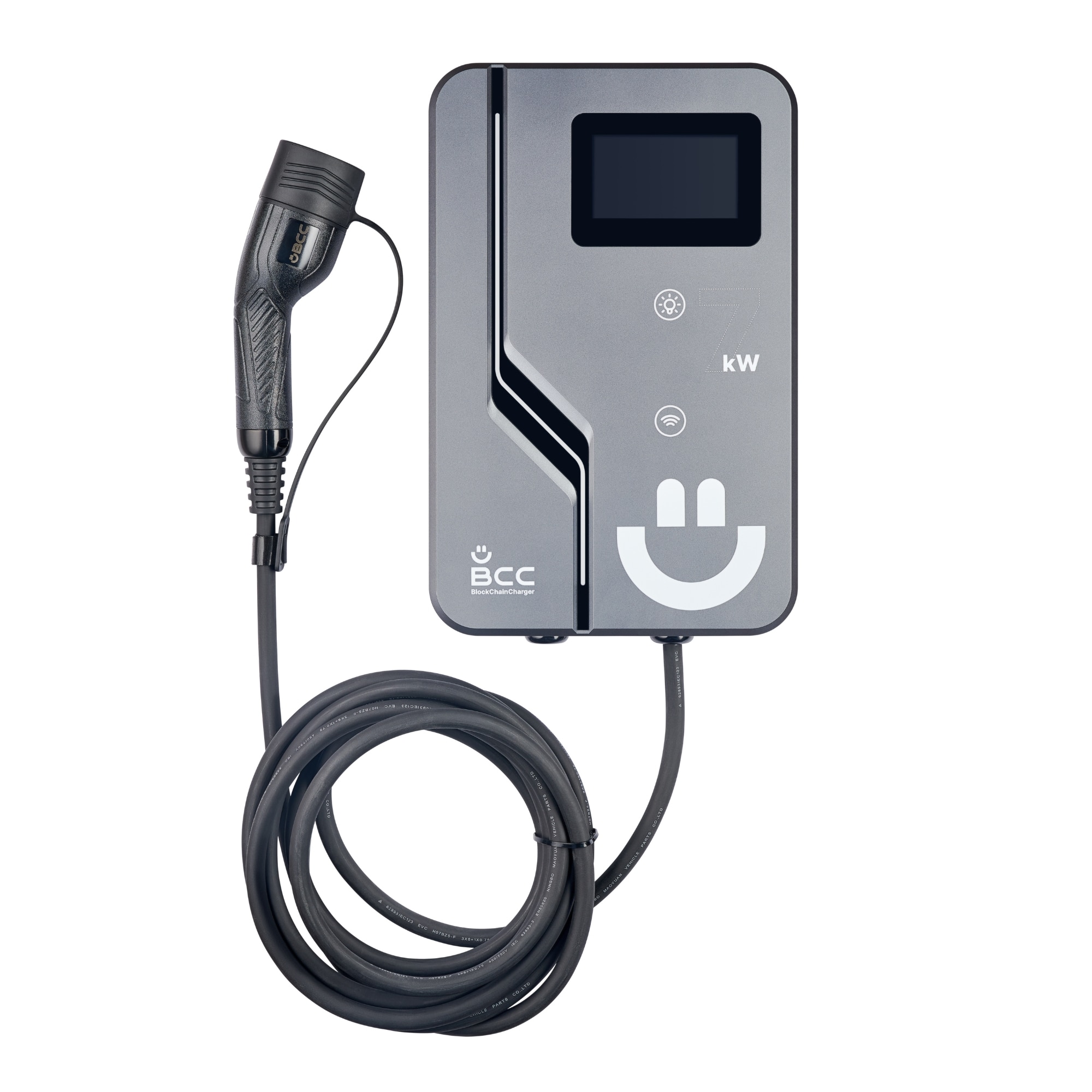 Wallbox Trydan TRY32-1-L5 230V, 7.4Kw, 32A Wifi/Bluetooth, cable 5 m.