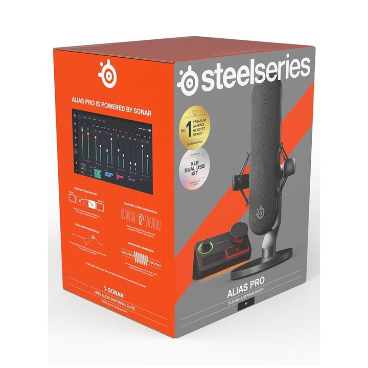 Steelseries Alias Pro Emea - PC játékkonzol tartozék