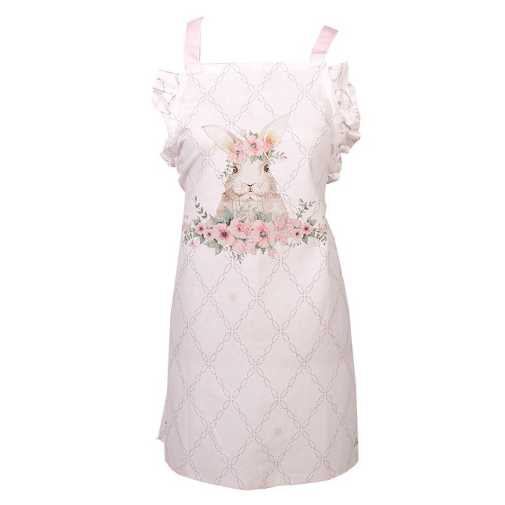 Sort bucatarie copii bumbac Iepuras 48x56 cm