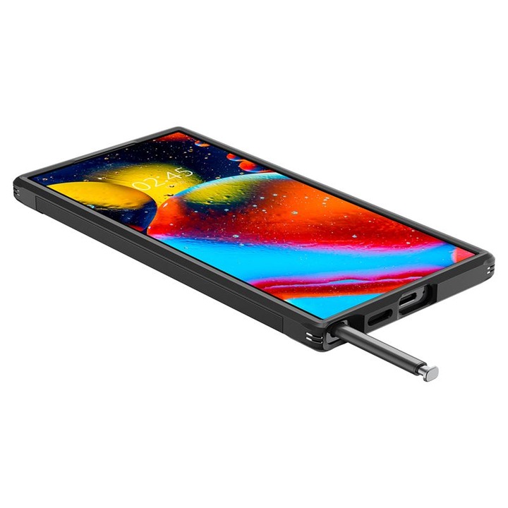 Carcasa Spigen Tough Armor compatibila cu Samsung Galaxy S24 Ultra Black