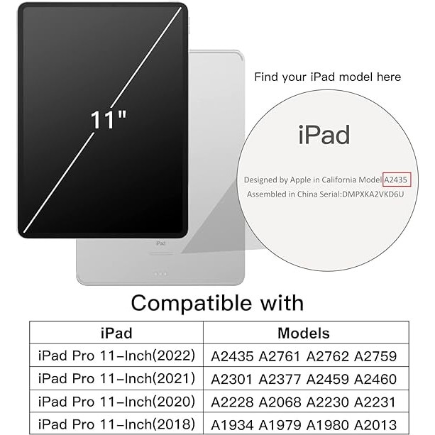 Husa ergonomica pentru iPad pro 11 inch - negru
