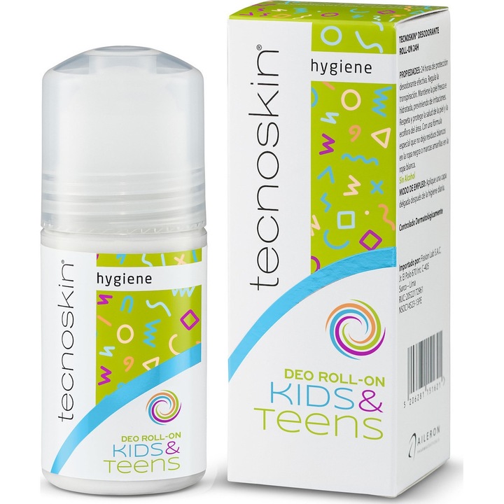 Deodorant roll-on pentru copii, Tecnoskin, 50 ml
