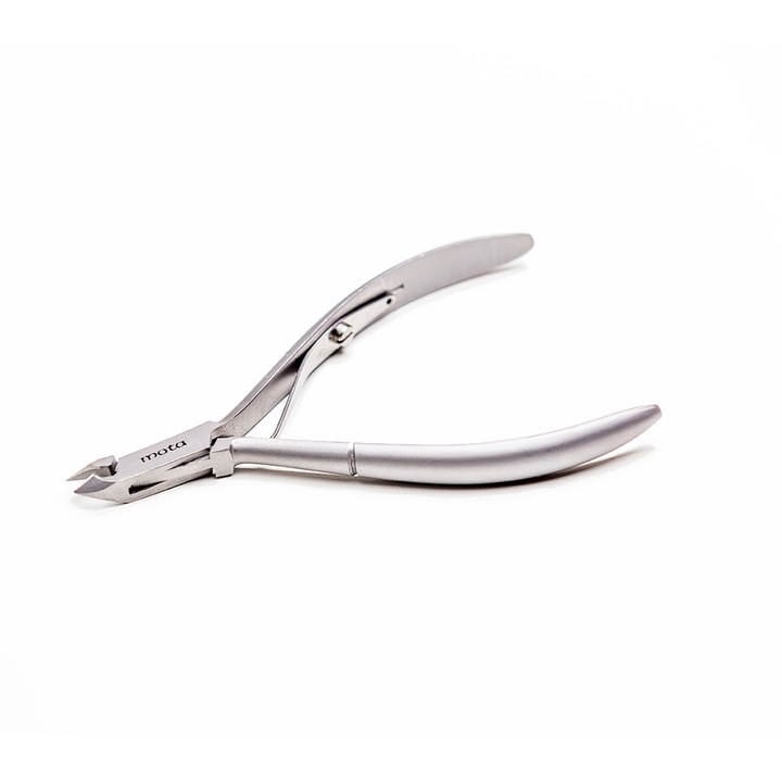 Cleste pentru cuticule, Mota, Otel inoxidabil, Argintiu