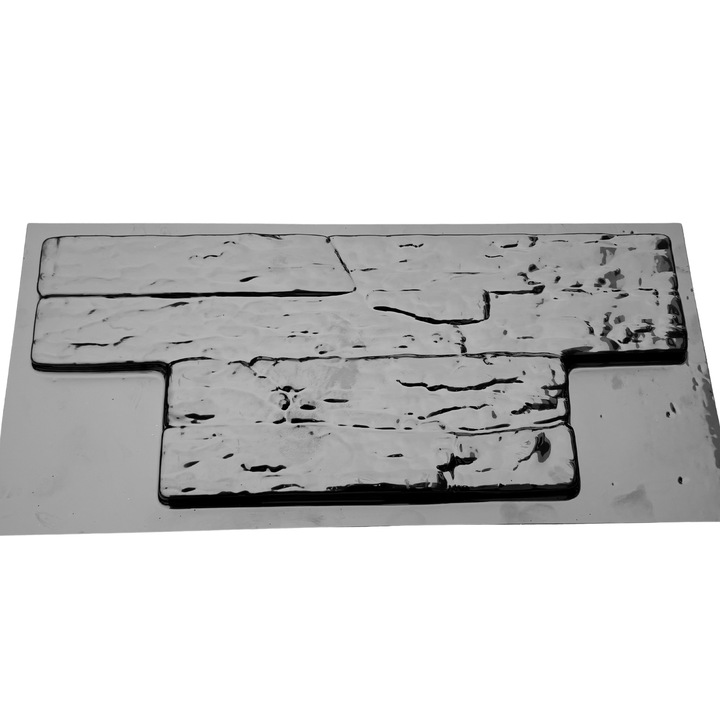 Matrita piatra decorativa, model Z 2, plastic ABS, negru, 48x20cm
