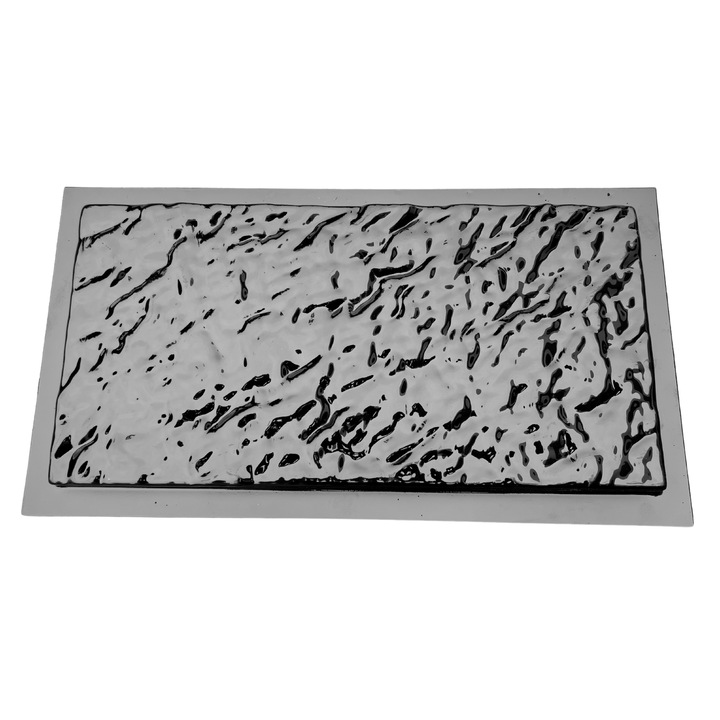 Matrita piatra decorativa, model Desert, plastic ABS, negru, 38x19cm
