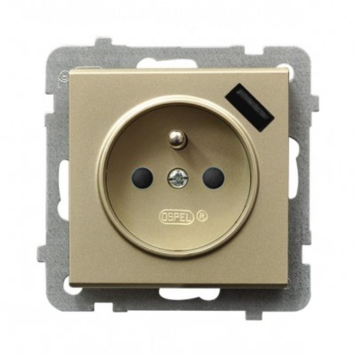 Priza, Ospel, Plastic, Златен