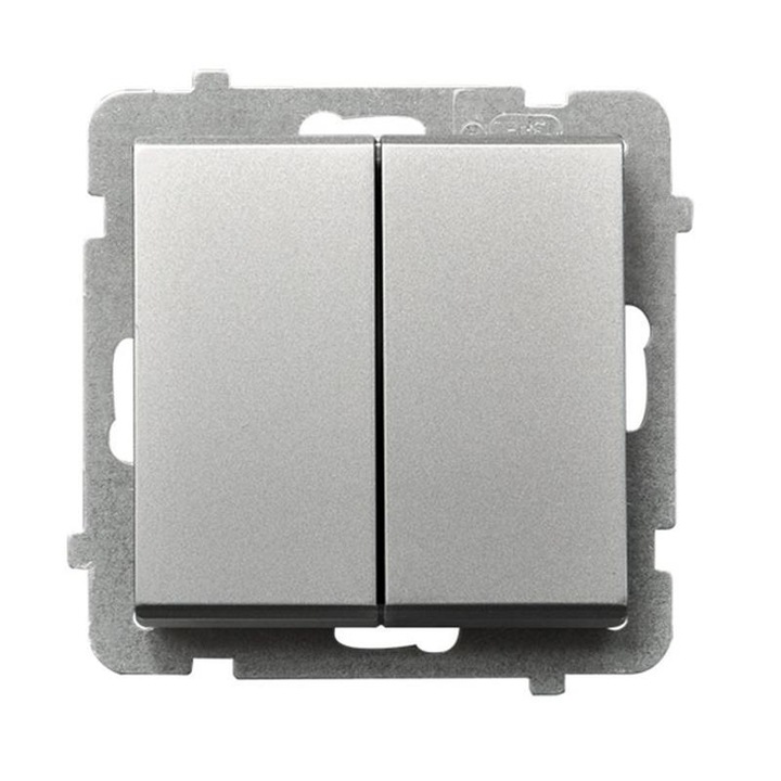 Kapcsoló, Ospel, Műanyag, Ezüst