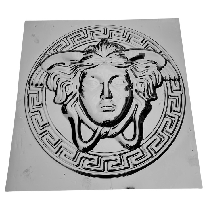 Matrita dale gradina, model Medusa Noua, plastic ABS, negru, 40cm