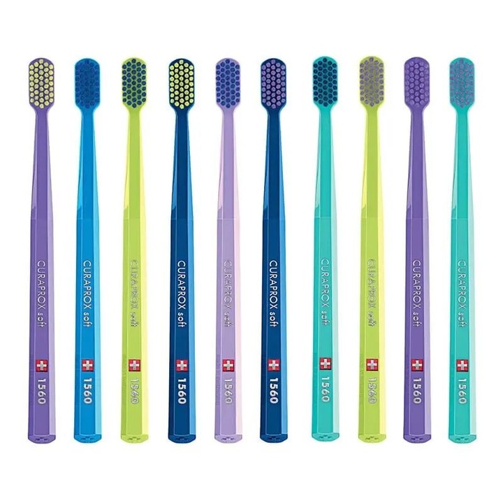 Periuta de dinti Curaprox CS 1560, moale, 1 bucata, dimensiune mica
