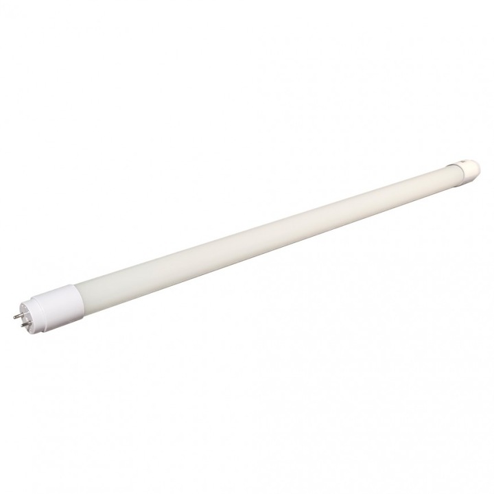 LED тръба Lightex, Т8, 18W, NW, 4000K, 160lm/W, 2880lm, 1200mm, Eдностранно захранване