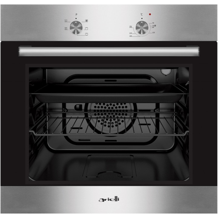 Електрическа фурна за вграждане Arielli AOE-556IP, 5 Функции, Клас А, Инокс